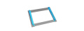 Oven outer Door - 140044082794 Front Glass Inox 594x470mm [Electrolux Aeg]